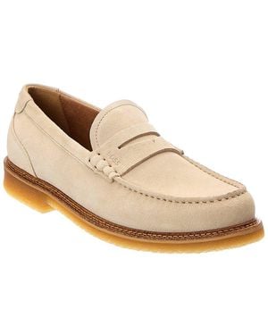 BOSS Kope Suede Moccasin - White