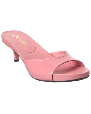 Prada Kitten Patent Sandal - Pink
