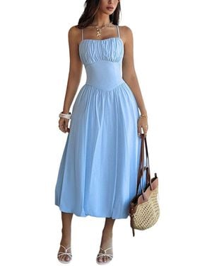 Luna Tuccini Midi Dress - Blue