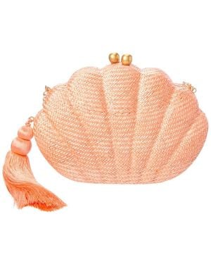 Rafe New York Katie Straw Clutch - Natural