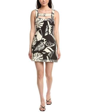 Hutch Dawnings Linen-Blend Dress - Black
