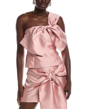 REMAIN STUDIO Luxe Satin Twill Top - Pink