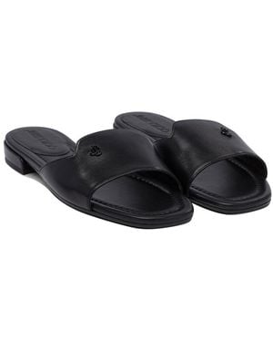 Jimmy Choo Dina Leather Sandal - Black