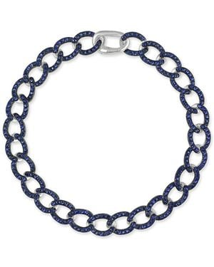 Sabrina Designs 14k 3.27 Ct. Tw. Sapphire Link Bracelet - Blue