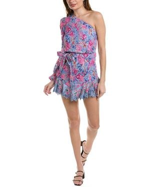 Hemant & Nandita Mila Mini Dress - Blue