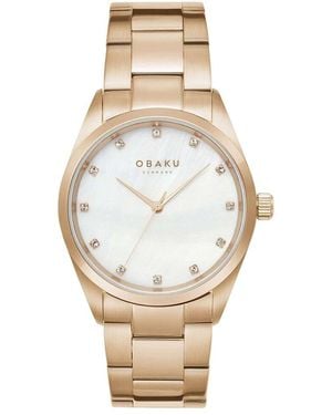 Obaku Classic Watch - Metallic