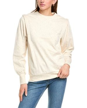 Grey State Pullover Jumper - White