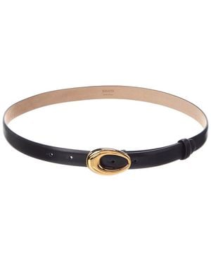 KHAITE Olivia Leather Belt - White