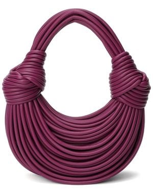 Tiffany & Fred Paris Leather Hobo Bag - Purple