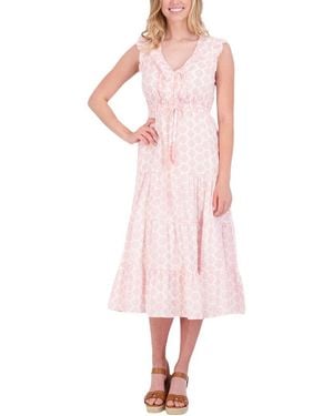 MER ST BARTH Giselle Maxi Dress - Pink