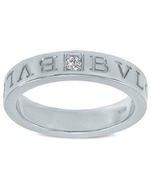 BVLGARI 18K 0.01 Ct. Tw. Diamond Ring - White