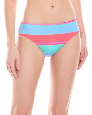 Next Shoreside Mid-Rise Retro Bikini Bottom - Blue