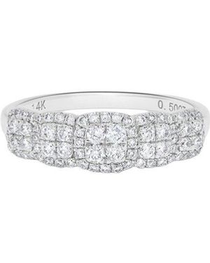 H.J. Namdar 14K 0.52 Ct. Tw. Diamond Cluster Ring - White
