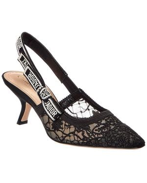 Dior J'A Lace Slingback Pump - Metallic