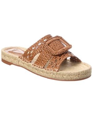Alexandre Birman Lana Woven Leather Espadrille - Brown