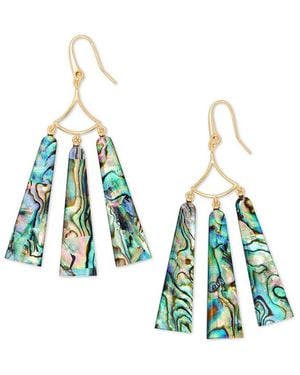 Kendra Scott Layton 14K Statement Earrings - Blue