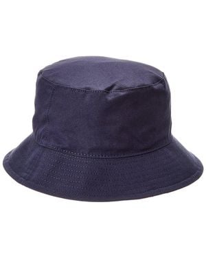 Bruno Magli Logo Bucket Hat - Blue