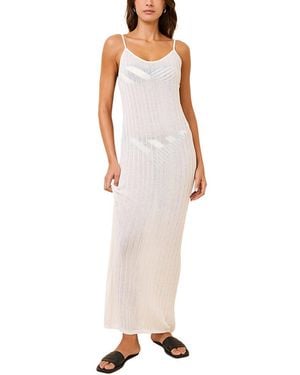 Solid & Striped The Felice Linen-Blend Dress - White