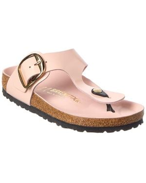Birkenstock Gizeh Big Buckle Patent Sandal - Pink