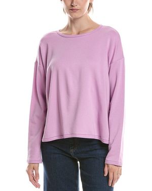 Eileen Fisher Cropped Boxy Top - Purple