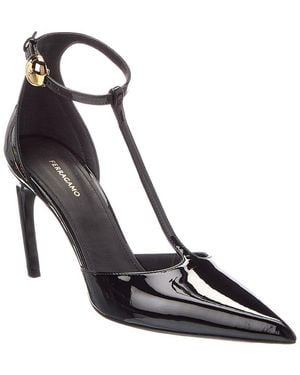 Ferragamo Odette 85 Paten Pump - Metallic