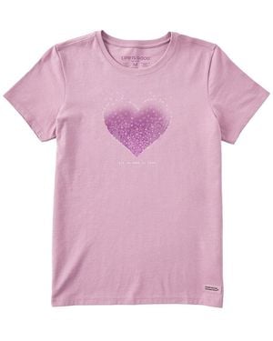 Life Is Good. Crusher T-Shirt - Pink