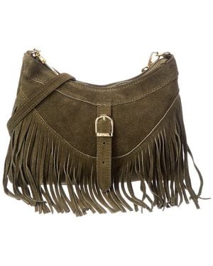 Isabella Rossetti Jasmine27 Suede Shoulder Bag - Green