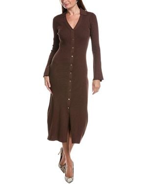 Julia Jordan Midi Dress - Brown