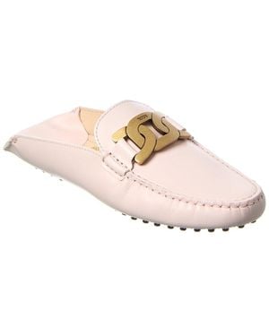 Tod's Gommini Leather Mule - Pink