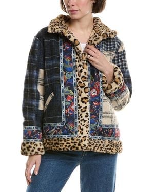 Johnny Was Becks Plaid Reversible Jacket - Brown