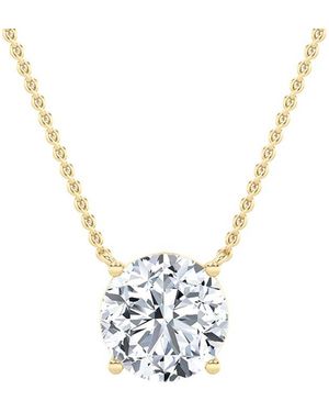 Lab Grown Diamonds 14K 1.00 Ct. Tw. Lab-Grown Diamond Pendant - White