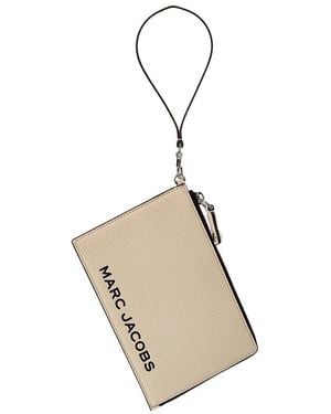 Marc Jacobs Leather Wristlet - Natural