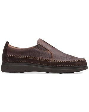 Clarks Nature 5 Walk Leather Shoe - Brown
