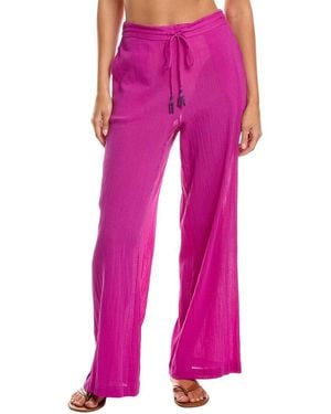 Natori Cotton Gauze Pant - Pink