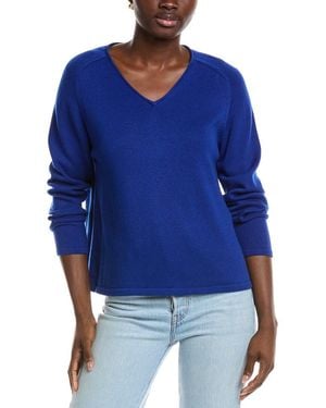 Eileen Fisher V Neck Sweater - Blue