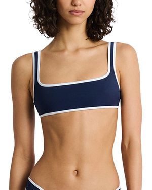 Onia Claire Bikini Top - Blue