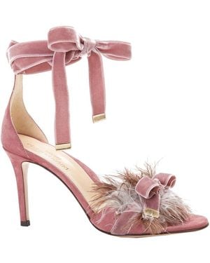 Marion Parke Lainey Suede Sandal - Pink