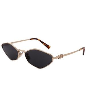 Miu Miu Mu 56Zs 56Mm Sunglasses - Metallic