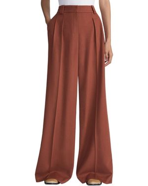 Lafayette 148 New York Wyatt Wide Leg Pant - Brown