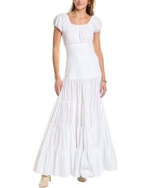 Caroline Constas Larissa Maxi Dress - White