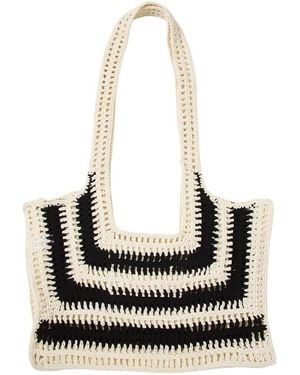LSPACE Caylin Crochet Tote - White
