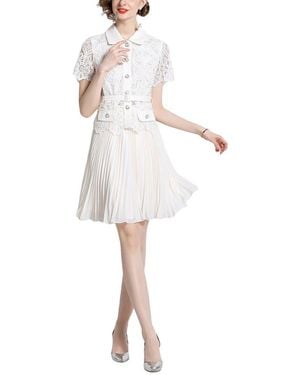 DZA Midi Dress - White