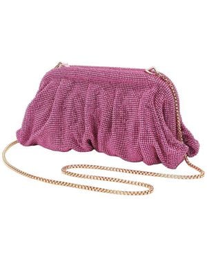 Tiffany & Fred Paris Tiffany And Fred Paris Crystal-Embellished Evening Clutch - Purple