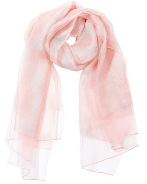 Saachi Glitz Silk Scarf - Pink