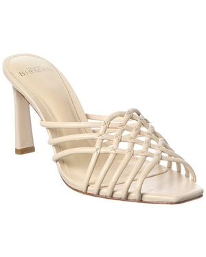 Alexandre Birman Linda Tresse 85 Leather Sandal - White