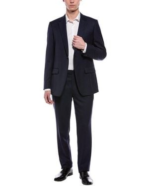 Kilgour 2Pc Twill Wool Suit Bright, Hardy Min - Blue