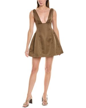 WeWoreWhat V-Neck Mini Dress - Natural