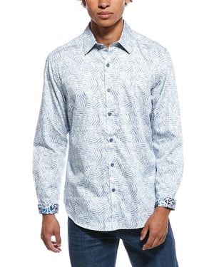 Robert Graham Belvin Classic Fit Woven Shirt - Blue