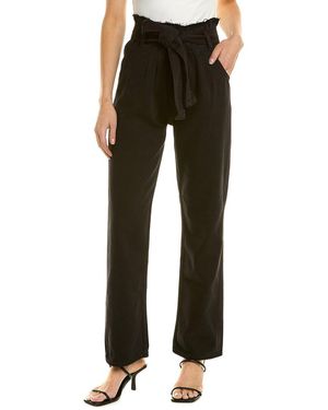 Hudson Jeans High-rise Paperbag Straight Pant - Black