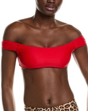 summersalt The Lesley Bikini Top - Red